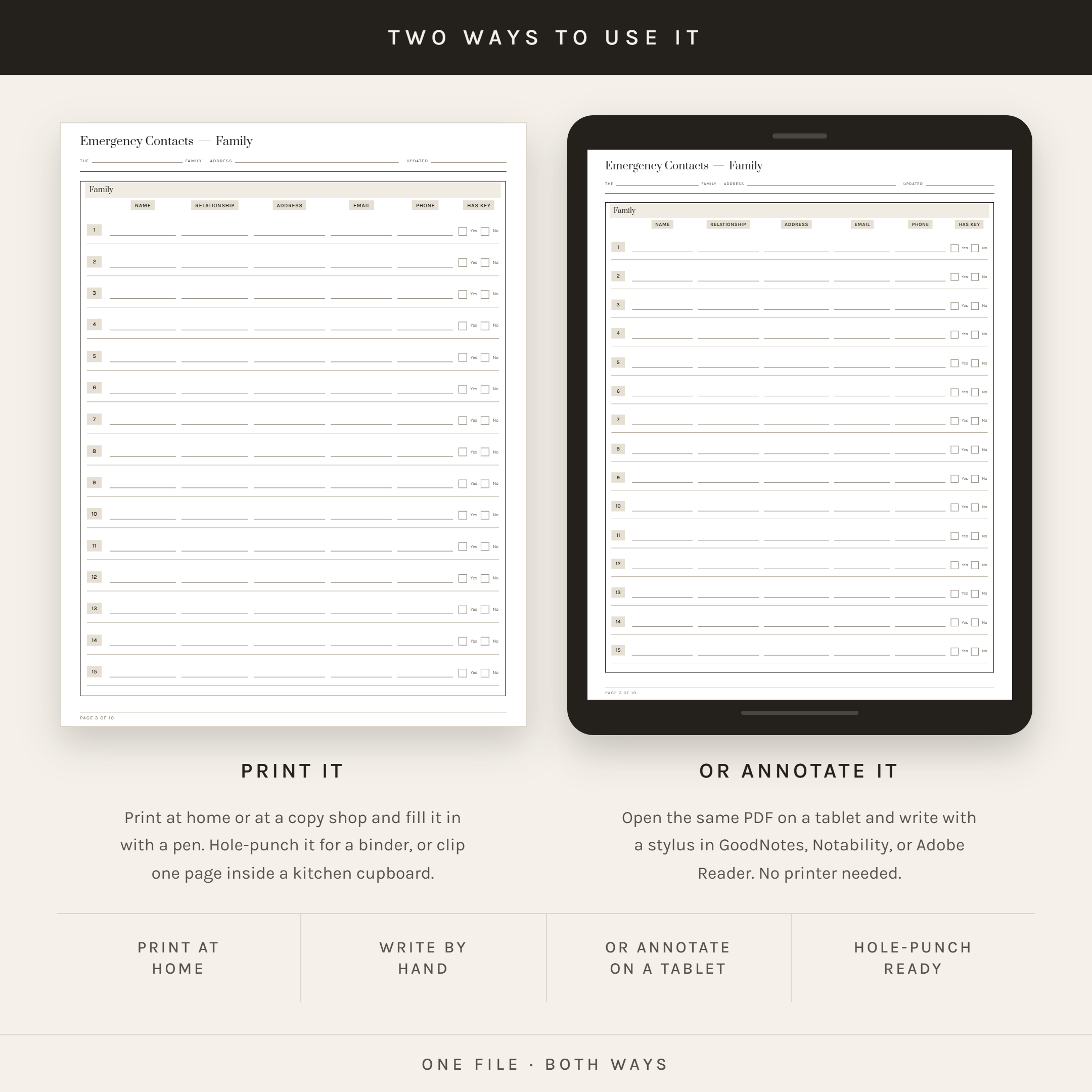 Print it or annotate it on a tablet